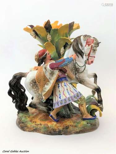 Porcelain capodimonte figure