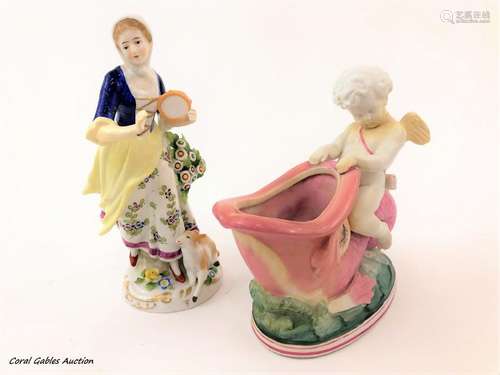 Two French Porcelain Pieces