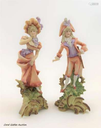 Two porcelain figures