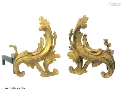 Bronce Fireplace Accessories, 19th century