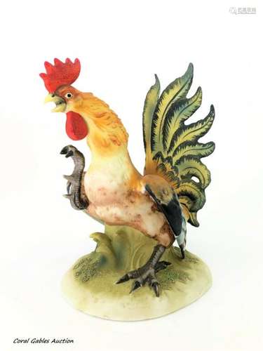 Hand Painted Chinese Porcelain Rooster