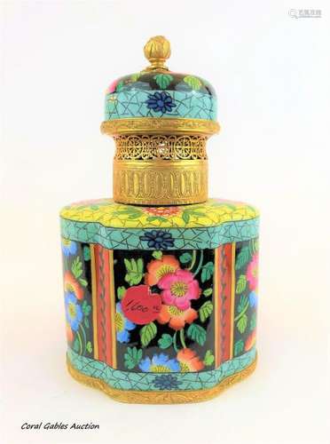 Cloisonne Enamel Snuff Bottle