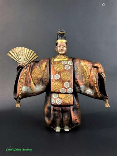 Japanese Bronze Okimono Figurine