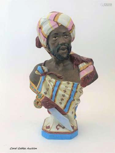 Bicuit Blackamoor Bust