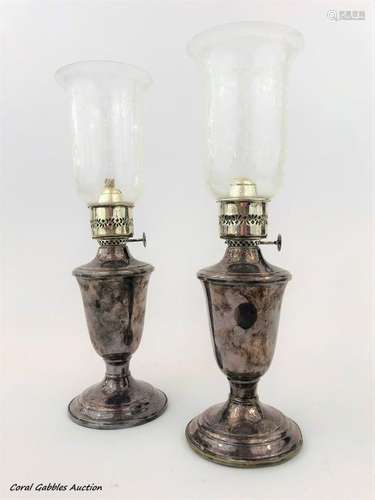 Pair of old quinque of the 19th century