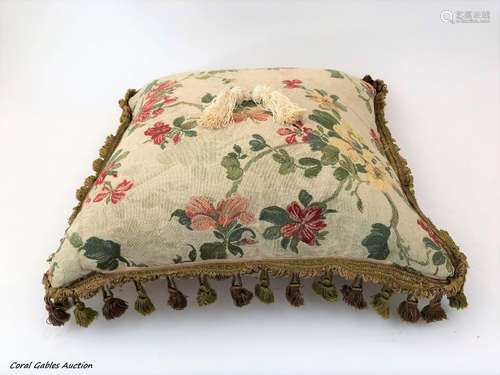 Beautiful cushion filled with feathers