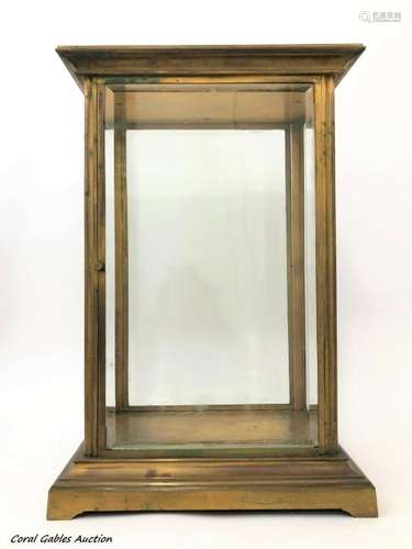 Antique Beveled Glass Urn