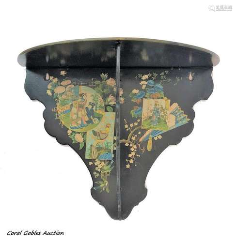 Japanese Paper Mache Wall Bracket