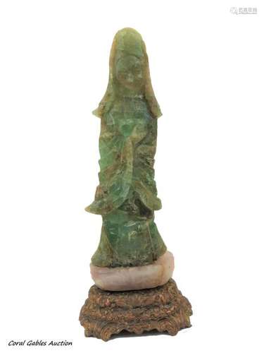 Green Quartz Sculpture