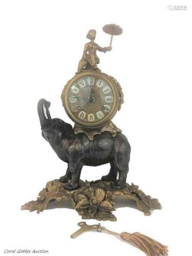 Chinese bronze clock