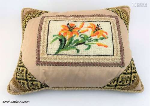 Beautiful cushion filled with feathers