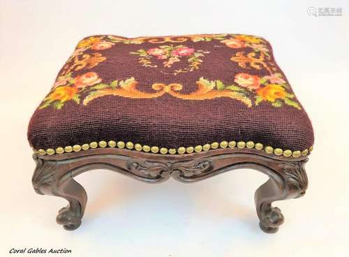 Antique foot stool