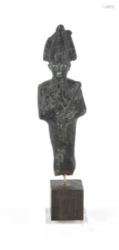 Grande statuette du dieu OSIRIS en bronze. Egypte …