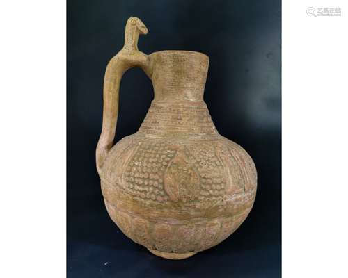 MEDIEVAL PERSIAN TERRACOTTA VESSEL