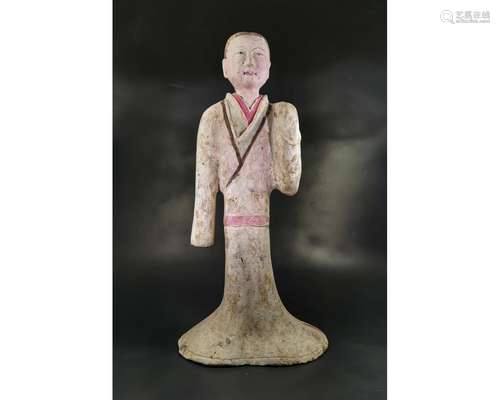 LARGE HAN DYNASTY COURT LADY - TL TESTED