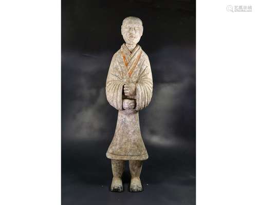 LARGE HAN DYNASTY COURT LADY - TL TESTED