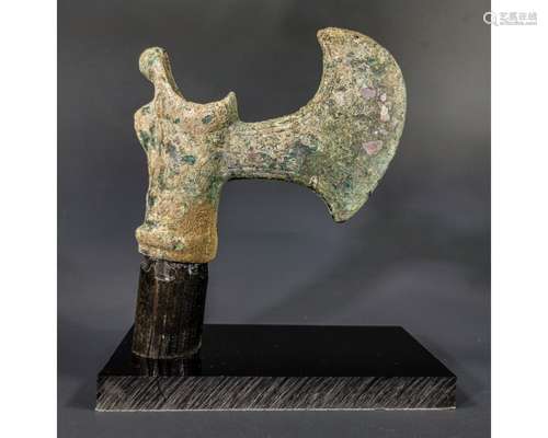 BRONZE AGE ETCHED AXE HEAD