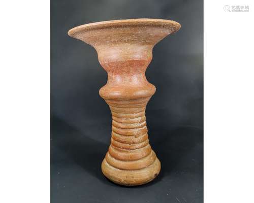 BACTRIAN TERRACOTTA CHALICE