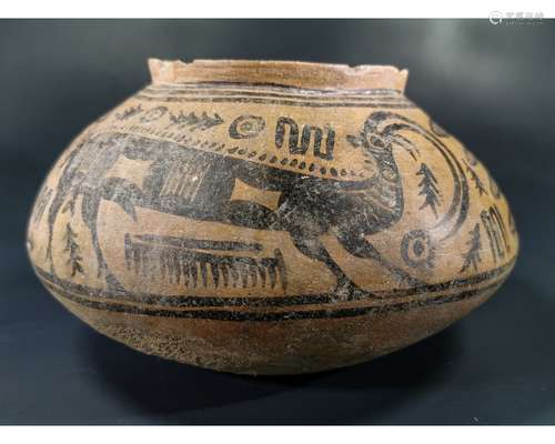 INDUS VALLEY CULTURE VESSEL WITH IBEX