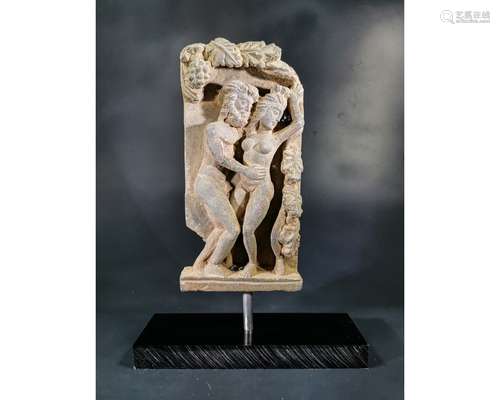 GANDHARA SCHIST PANEL WITH THE 