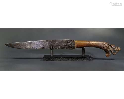 VIKING BATTLE KNIFE WITH DRAGON FAFNIR HANDLE