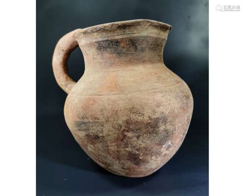 BACTRIAN TERRACOTTA WINE JUG