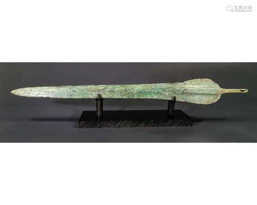 ANCIENT BRONZE GREEK SWORD