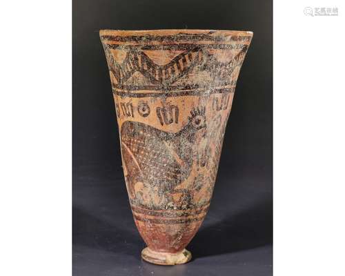 INDUS VALLEY CULTURE CUP WITH BIRD