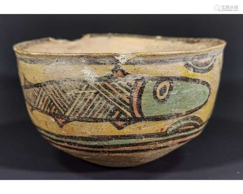 INDUS VALLEY CULTURE VESSEL WITH FISH