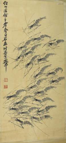 A Chinese Painting,Qi Baishi Mark