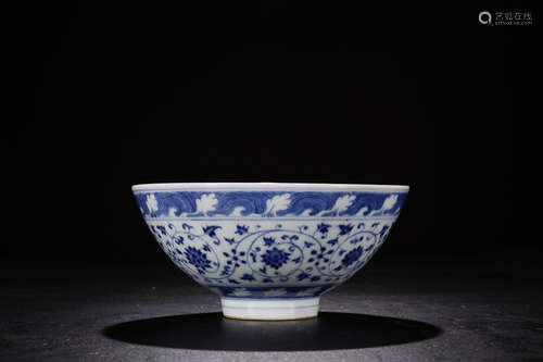 XUANDE MARK BLUE&WHITE BOWL