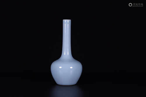 CELADON GLAZE VASE WITH QIANLONG MARK