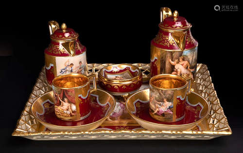 VIENNA PORCELAIN TEA SET