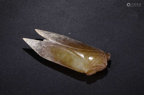 HETIAN JADE CICADA HANDPIECE