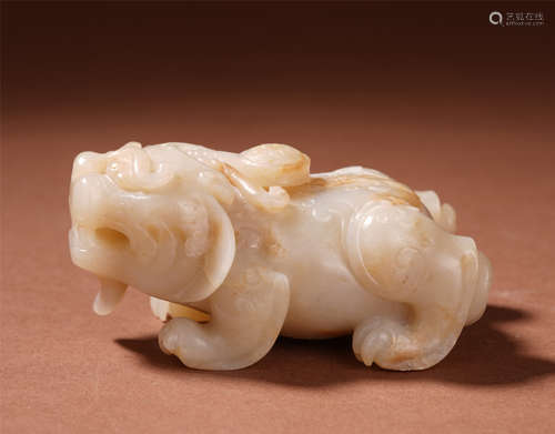 CHINESE WHTE JADE BEAST