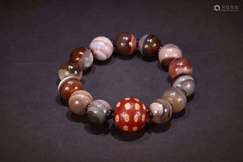 TIBETAN AMBER COLORFUL BEADS