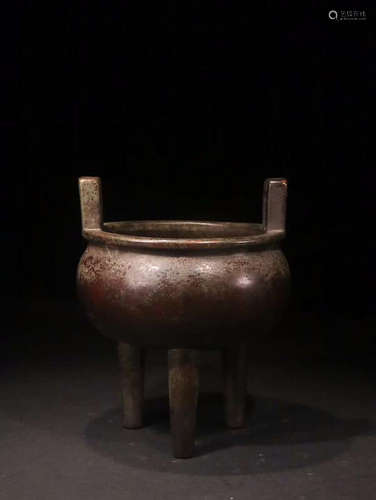 BRONZE TRIPOD CENSER