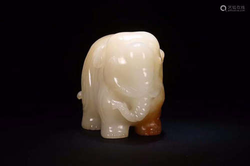 HETIAN JADE ELEPHANT