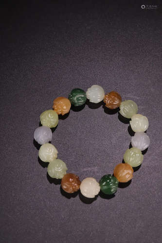 A SEVEN DIFFERENT GEMS BRACELET