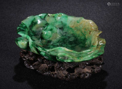 JADEITE LOTUS PEN LICK