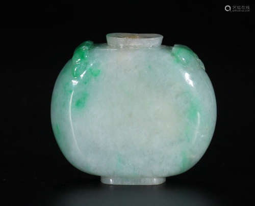 JADEITE SNUFF BOTTLE