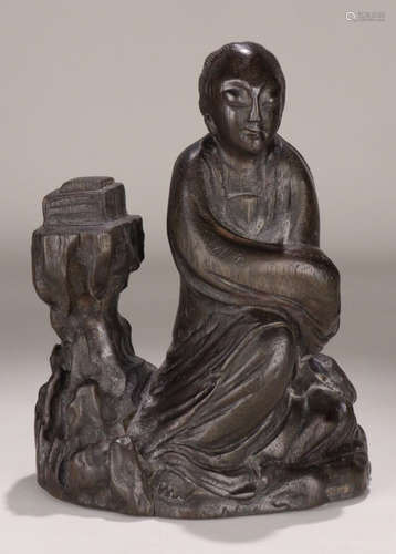 A CHENXIANG WOOD CARVED GUANYIN BUDDHA