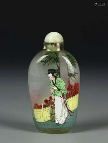 Chinese Peking Glass Snuff Bottle