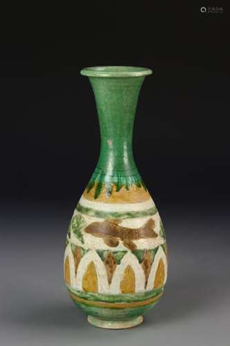 Chinese Sancai Vase