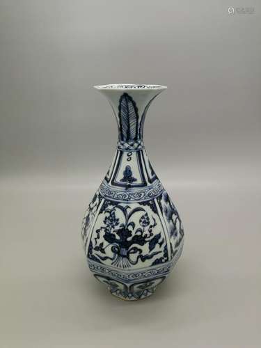 China, Octagon Yu Hu Chun Vase