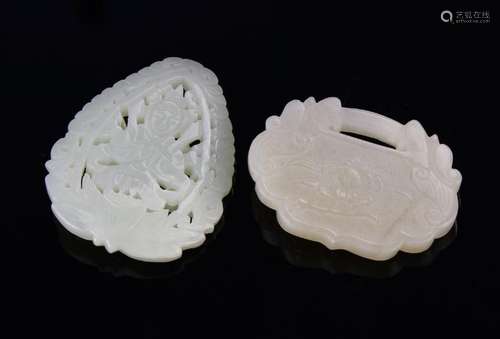 Two Chinese Jade Pendants