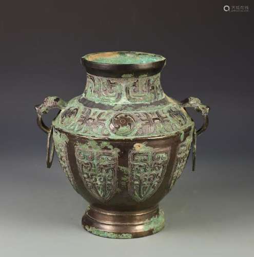 Chinese Antique Bronze Vessel