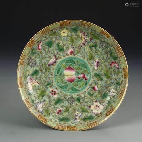 Chinese Famille Rose Plate