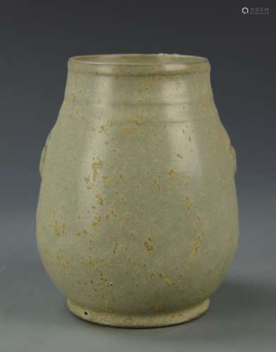 Chinese Ru Yao Cong Vase