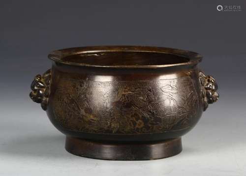 Chinese Bronze Censer